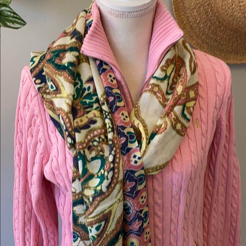 Light colorful scarf